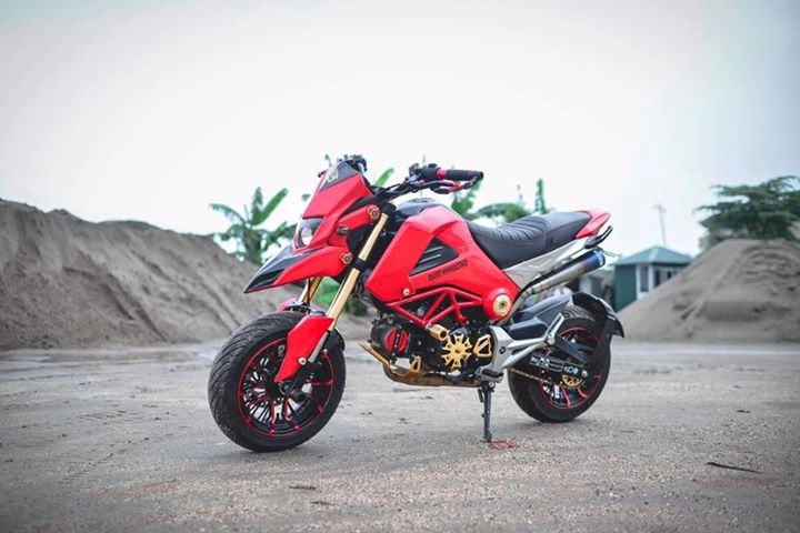 Msx phiên bản độ ducati hyper motard cực kỳ táo bạo