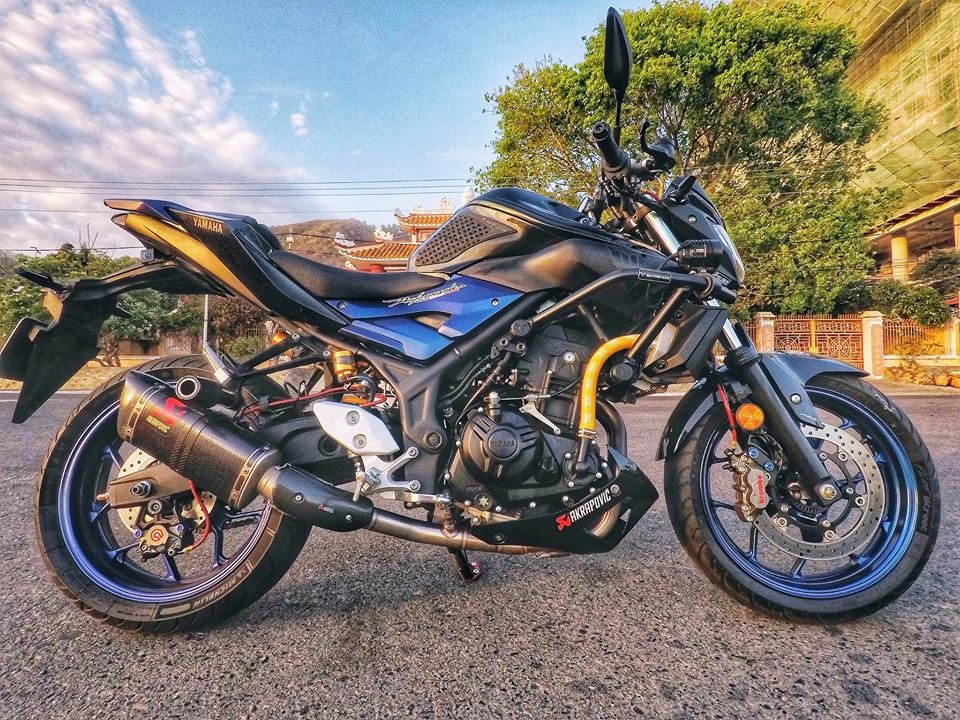 Ngắm nhìn yamaha mt-03 độ full option trên đất việt