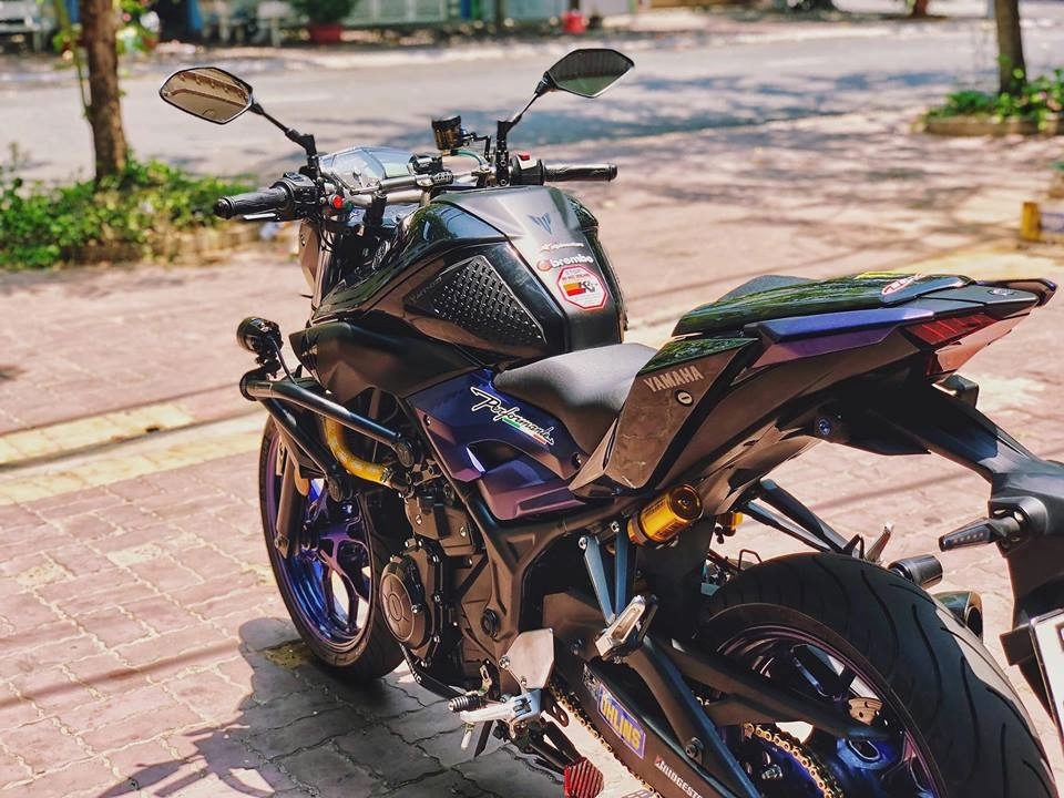 Ngắm nhìn yamaha mt-03 độ full option trên đất việt