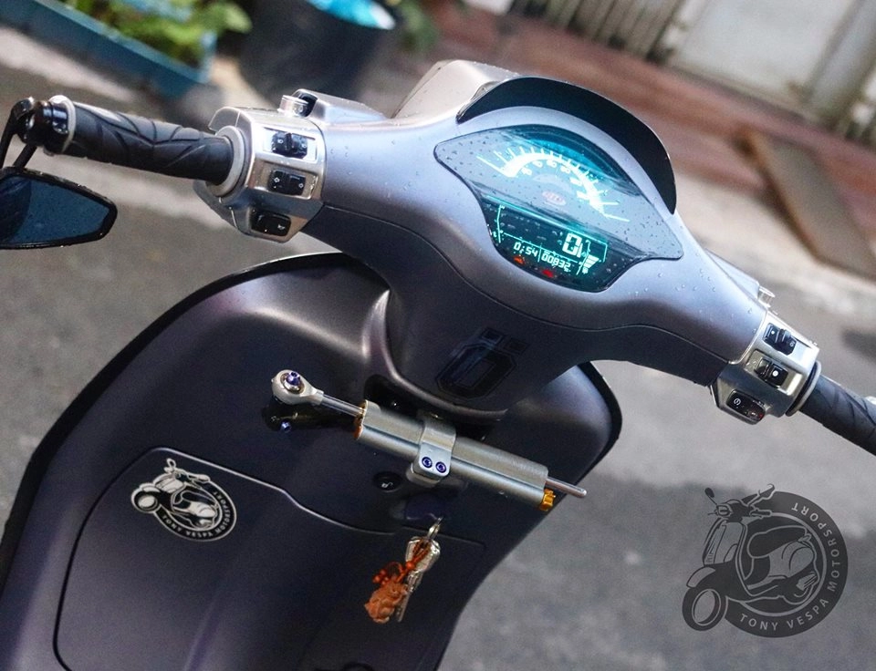 Ngắm vespa sprint độ - mở làn gió xe độ hoàn toàn mới