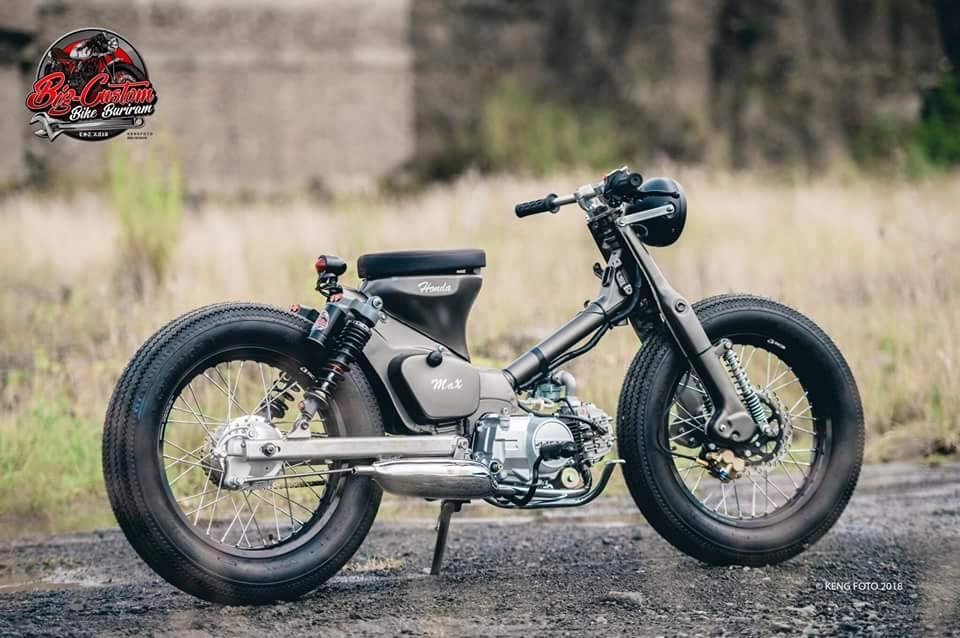 Ngất ngây với bản độ honda cub bobber đến từ xứ đài