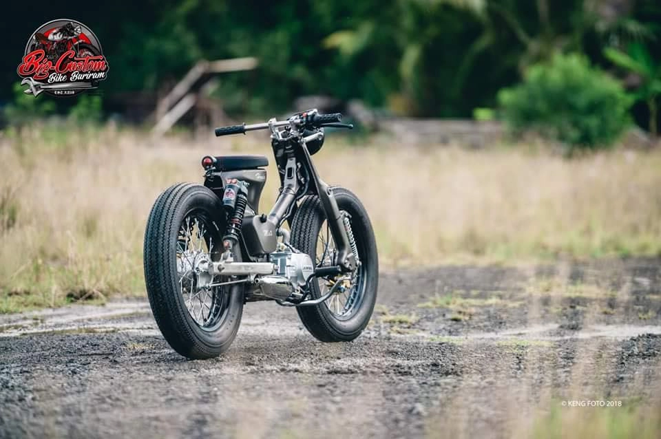 Ngất ngây với bản độ honda cub bobber đến từ xứ đài