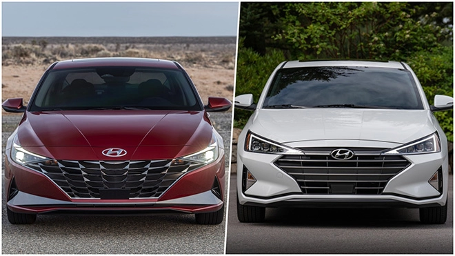 Những điểm thay đổi trên hyundai elantra thế hệ cũ và mới