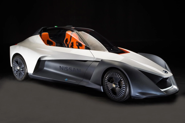 Nissan bladeglider xe thể thao như hình mũi tên