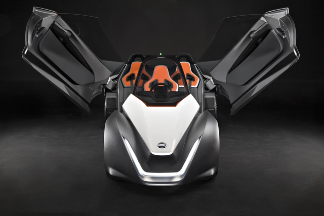 Nissan bladeglider xe thể thao như hình mũi tên