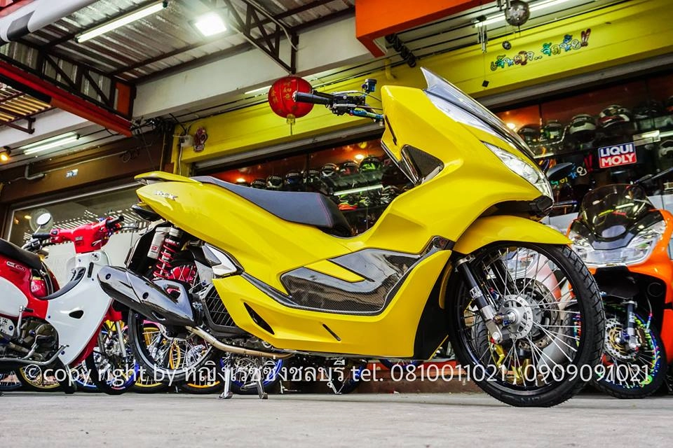 Pcx 150 2018 độ - sự giản đơn tạo nên đẳng cấp với option đồ chơi giá trị