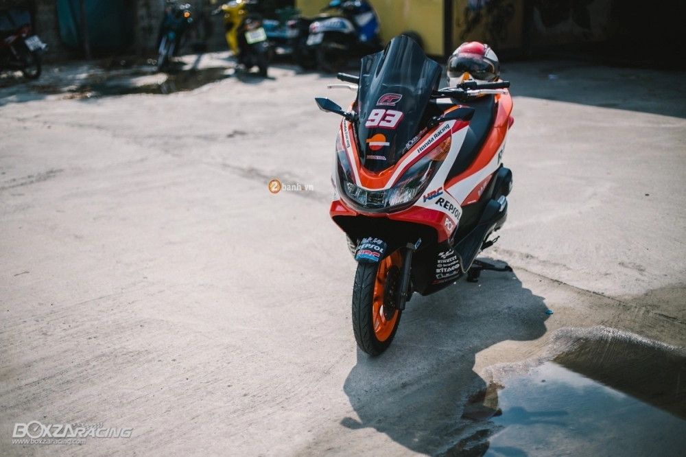 Pcx 150 độ đầy phong cách với phiên bản repsol