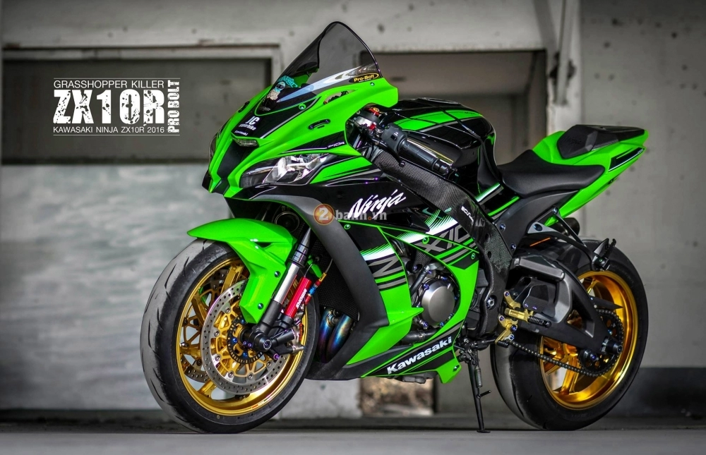 Siêu khủng với bản độ kawasaki zx-10r 2016 mang tên pro bolt