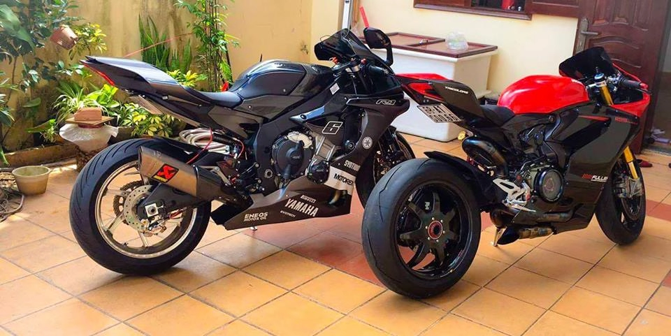 Siêu phẩm 1199 panigale s với bộ pô austin racing inconel full system