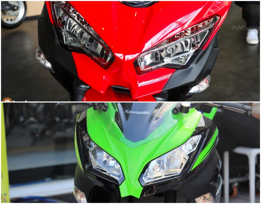 So sánh giữa kawasaki ninja 250 2018 và ninja 300