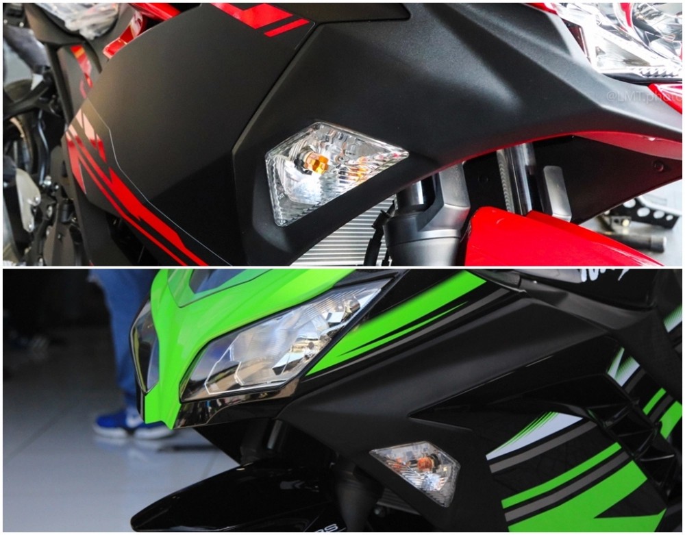 So sánh giữa kawasaki ninja 250 2018 và ninja 300