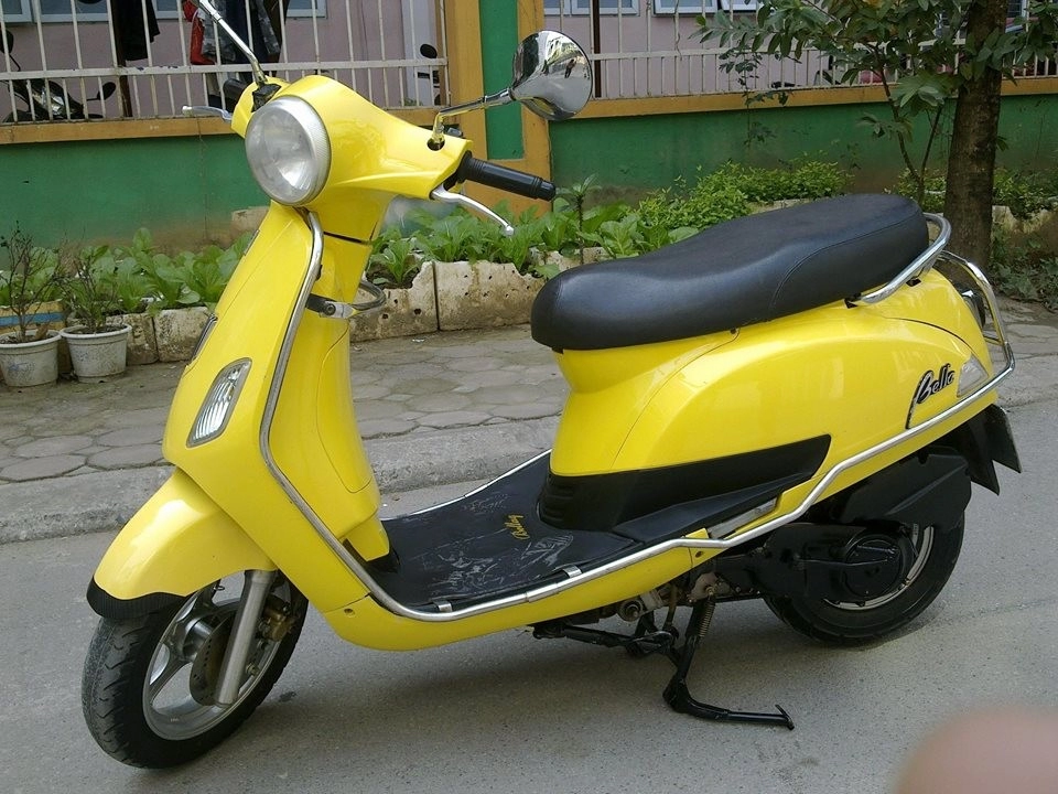 Suzuki bella 125 mẫu lx màu vàng bstp mới 95 xe đẹp máy êm nguyên zin