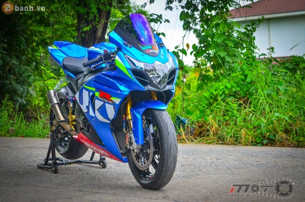 Suzuki gsx-r1000 hút hồn trong bản độ theo phong cách đường đua motogp