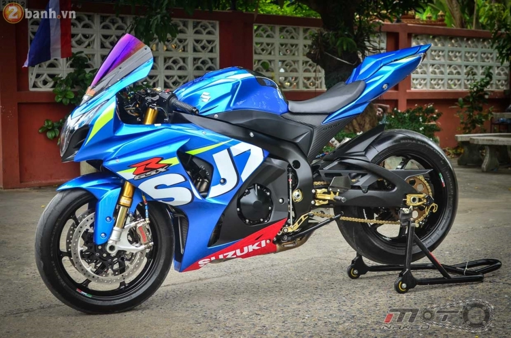 Suzuki gsx-r1000 hút hồn trong bản độ theo phong cách đường đua motogp