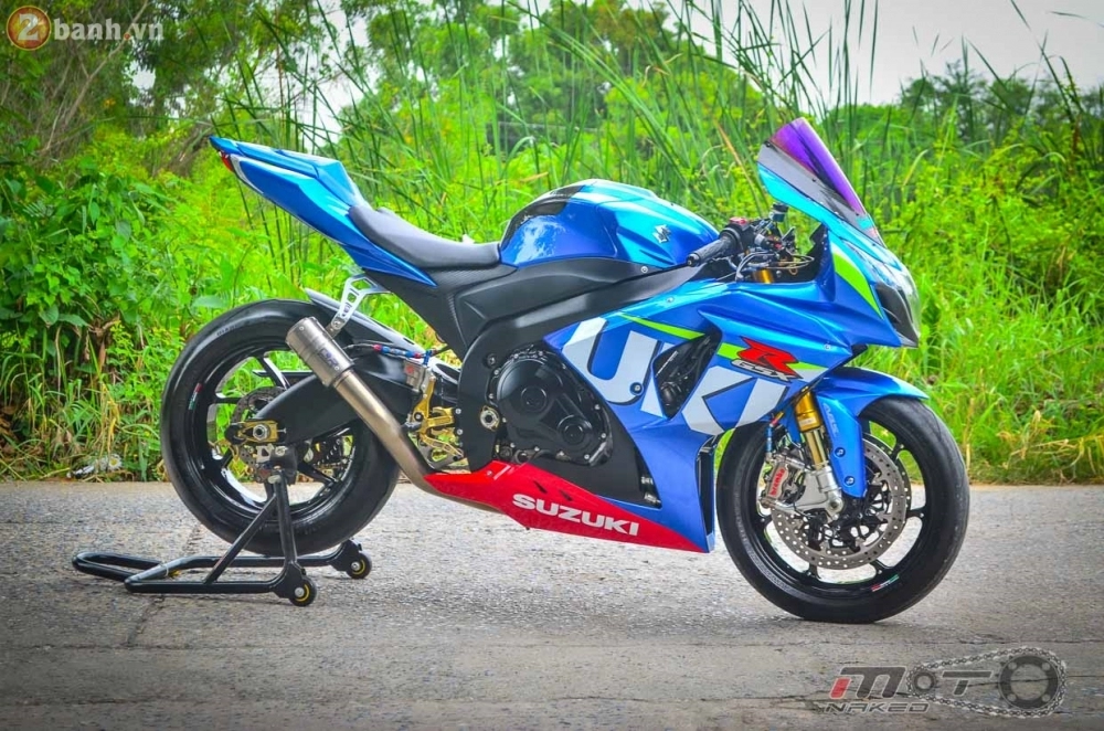 Suzuki gsx-r1000 hút hồn trong bản độ theo phong cách đường đua motogp