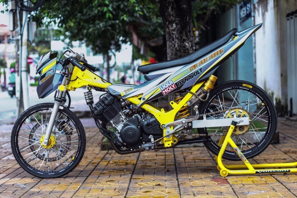 Suzuki raider đầy chất chơi trong bản độ drag cực phong cách