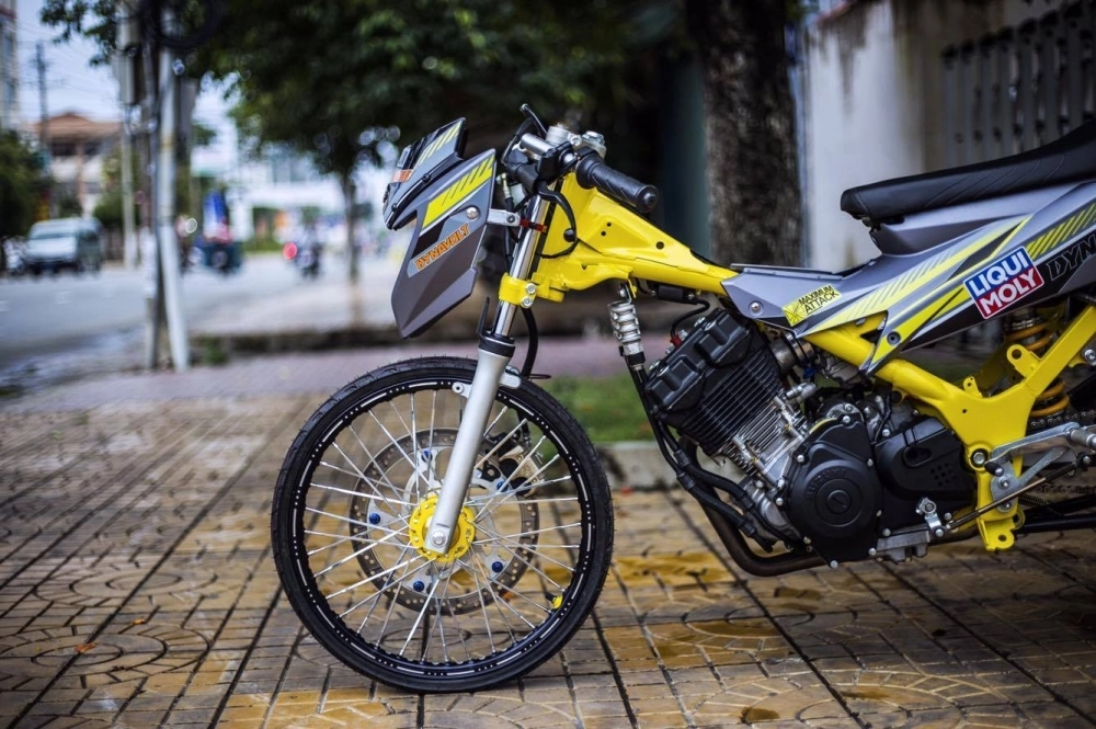 Suzuki raider đầy chất chơi trong bản độ drag cực phong cách