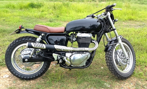  suzuki st400 scrambler - kiểu độ lạ ở việt nam 