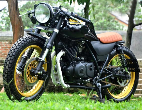  suzuki thunder 250 phong cách cafe racer 