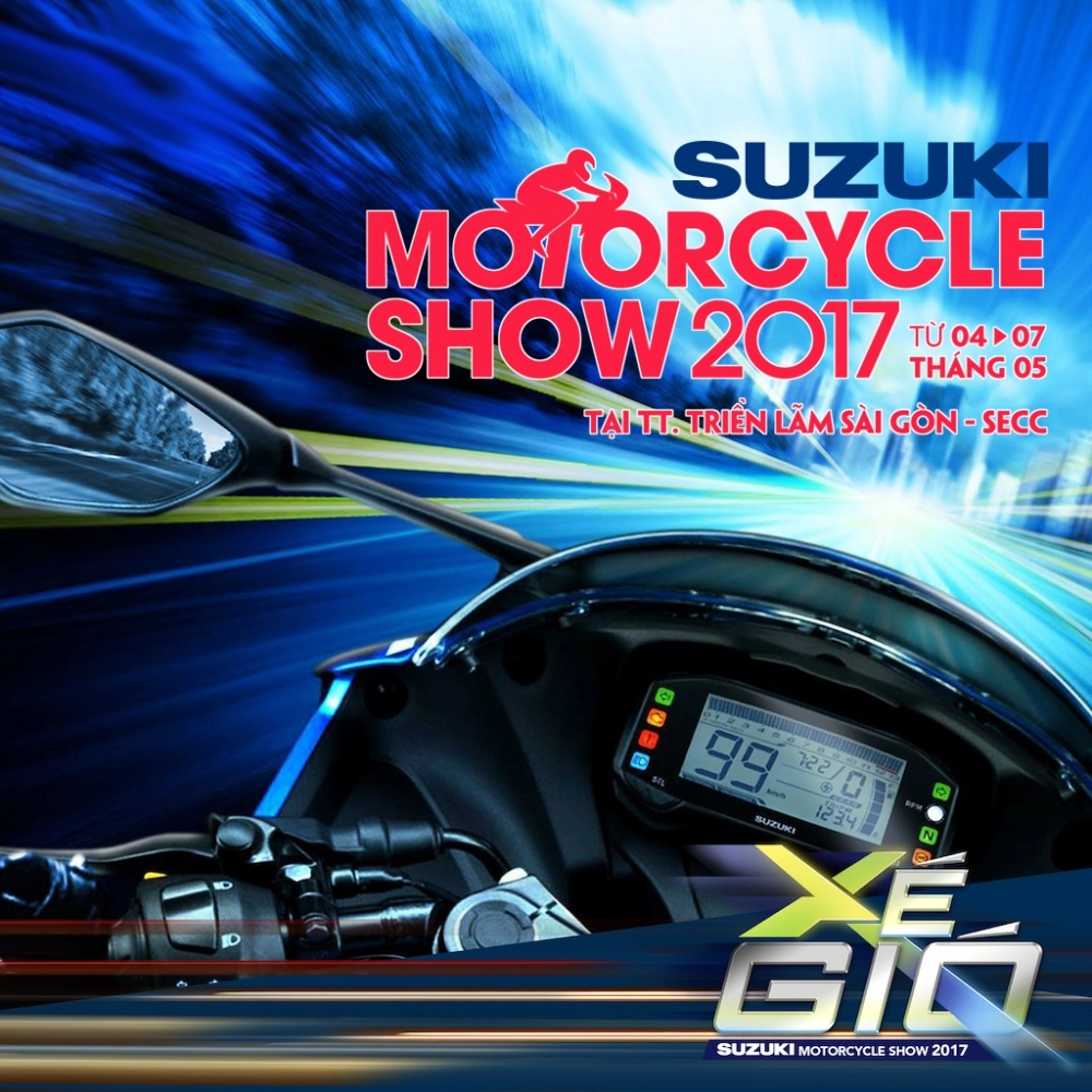 Suzuki việt nam mang cảm giác xé gió đến triển lãm mô tô xe máy 2017