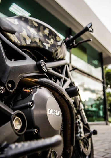  thợ sài gòn vẽ ducati monster rằn ri lạ mắt 