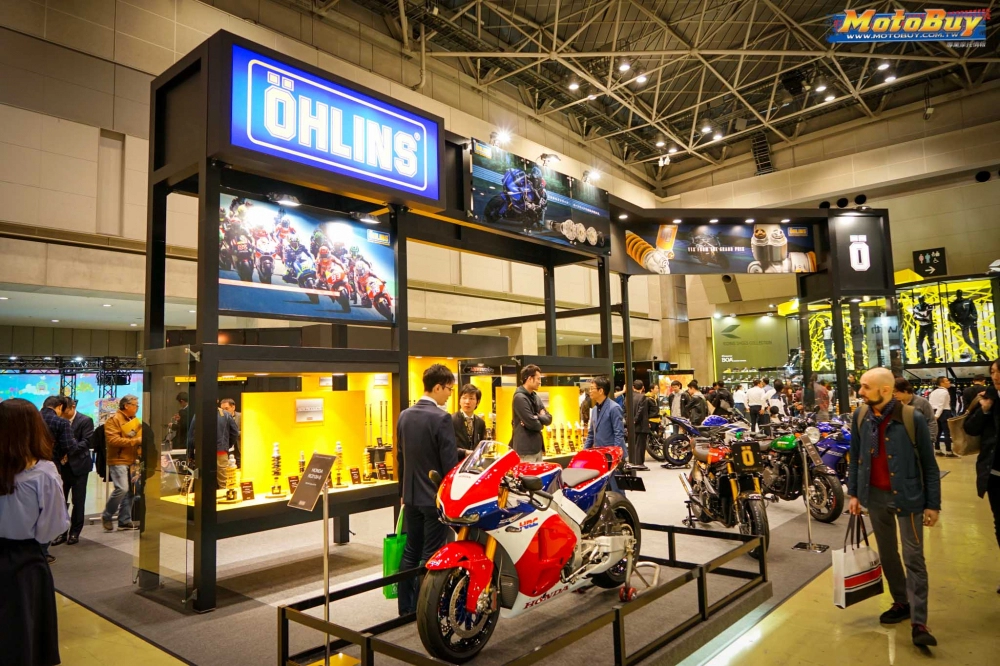 Thương hiệu ohlins quảng cáo sản phẩm mới tokyo motor show 2018