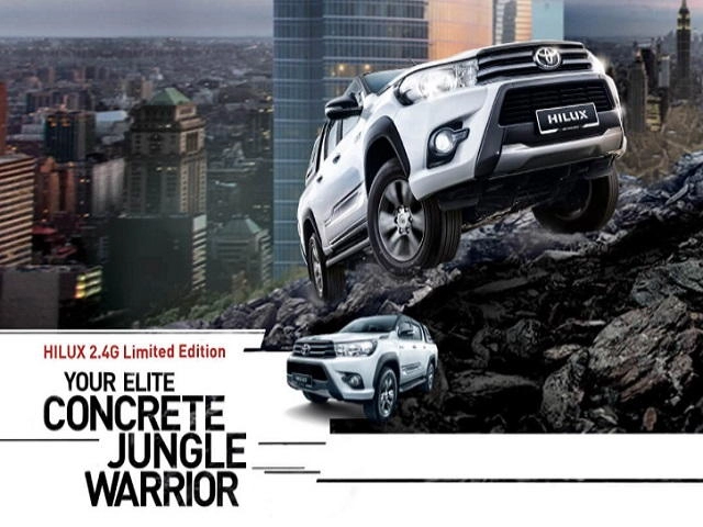 Toyota hilux 24g limited edition nổi bật với ngoại hình mạnh mẽ