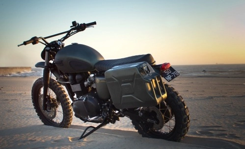  triumph scrambler amazonia - chiến binh off-road 