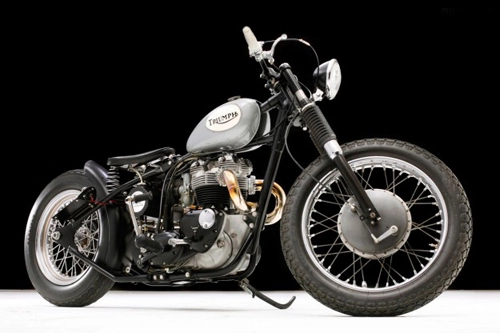  triumph tr6 - bobber anh trên đất mỹ 