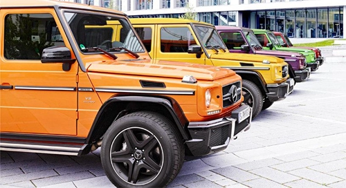  tùy chọn màu siêu sặc sỡ của mercedes g-class amg 