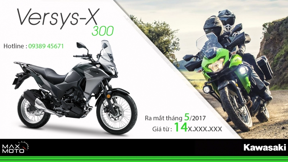 Versys-x300 abs 2017 đầu tiên tại việt nam