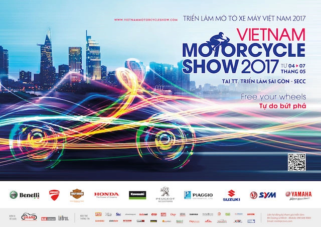 Vietnam motorcycle show 2017 - triển lãm xe máy lớn nhất việt nam diễn ra từ 4-752017