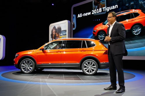 Volkswagen tiguan 2017 có thêm bản 7 chỗ ngồi