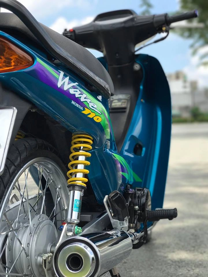 Wave 110cc con xe già hơn 20 tuổi tâm huyết của biker sài gòn