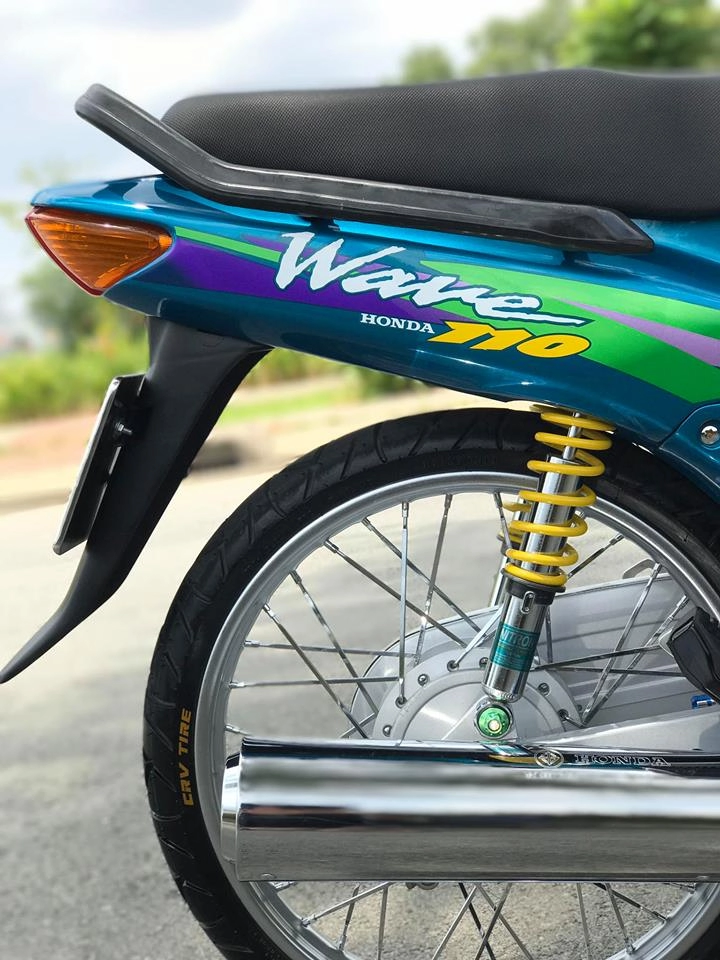 Wave 110cc con xe già hơn 20 tuổi tâm huyết của biker sài gòn