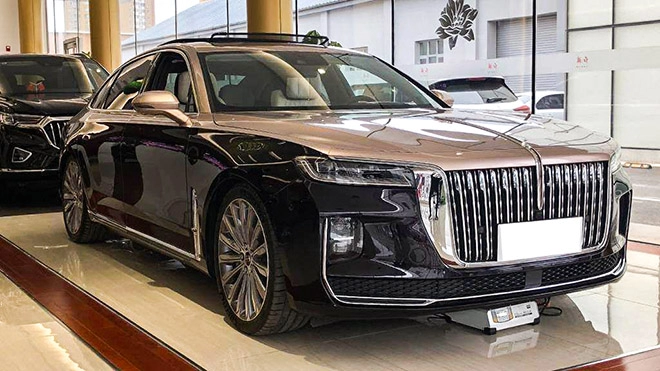 Xe hồng kỳ h9 của trung quốc ra mắt cạnh trạnh với rolls royce