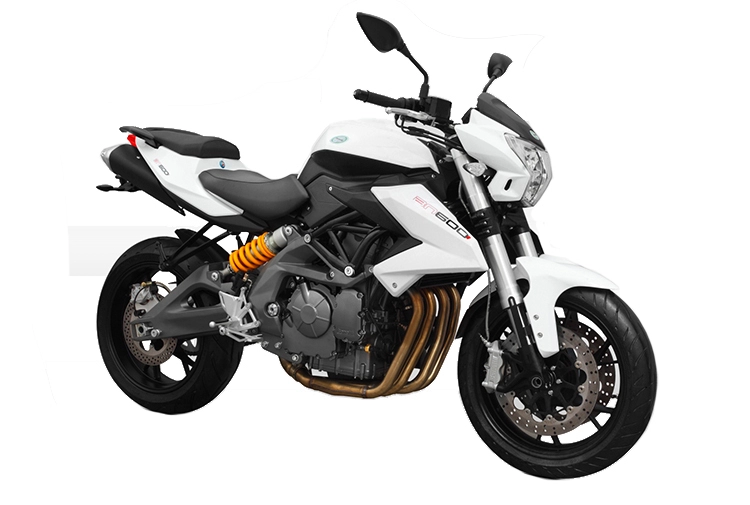 Xe mô tô benelli bn 600i trắng hqcn