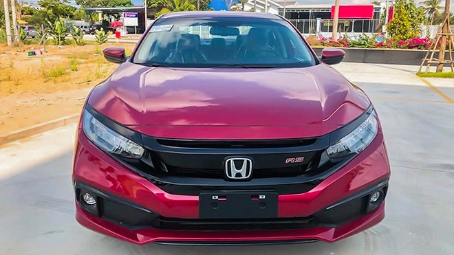 Xem trươc mau sơn mơi honda civic rs 2020 tai đại lý