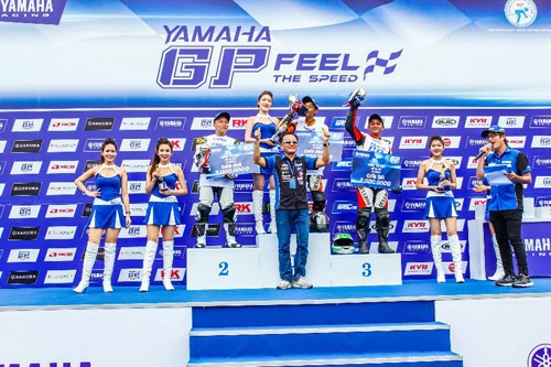 Yamaha gp giải đua với 03 dòng xe tiên phong