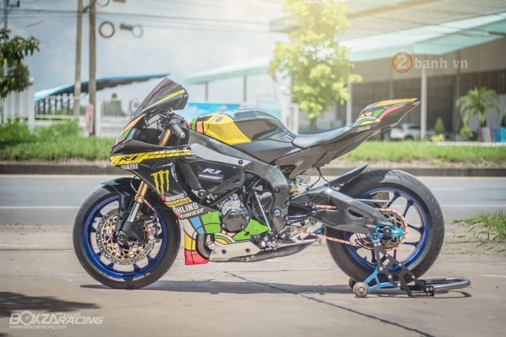 Yamaha r1 trùm cuối phân khúc yzf rạng ngỡ trong bản độ valentino rossi