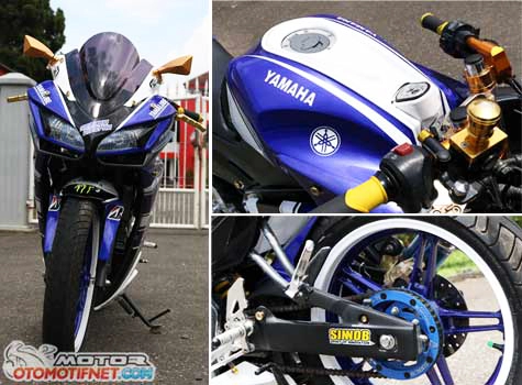  yamaha v-ixion lột xác theo phong cách r25 