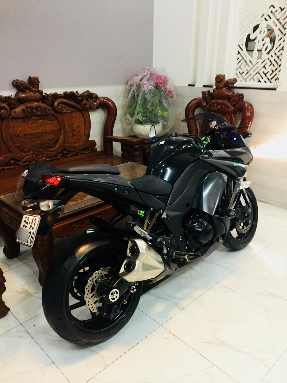 Z1000sx abs 2015 châu âu sport touring full power ktrc 3mode bstp zin keng vừa lột keo trong